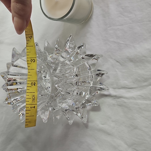 Partylight Aurora 24% Lead Crystal Reversable Candle Holder - Picture 7 of 7